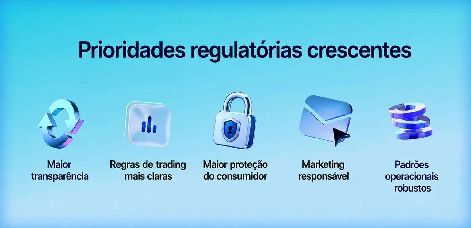 Crescentes prioridades regulatórias